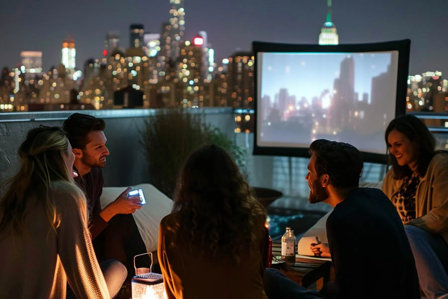 projector movies